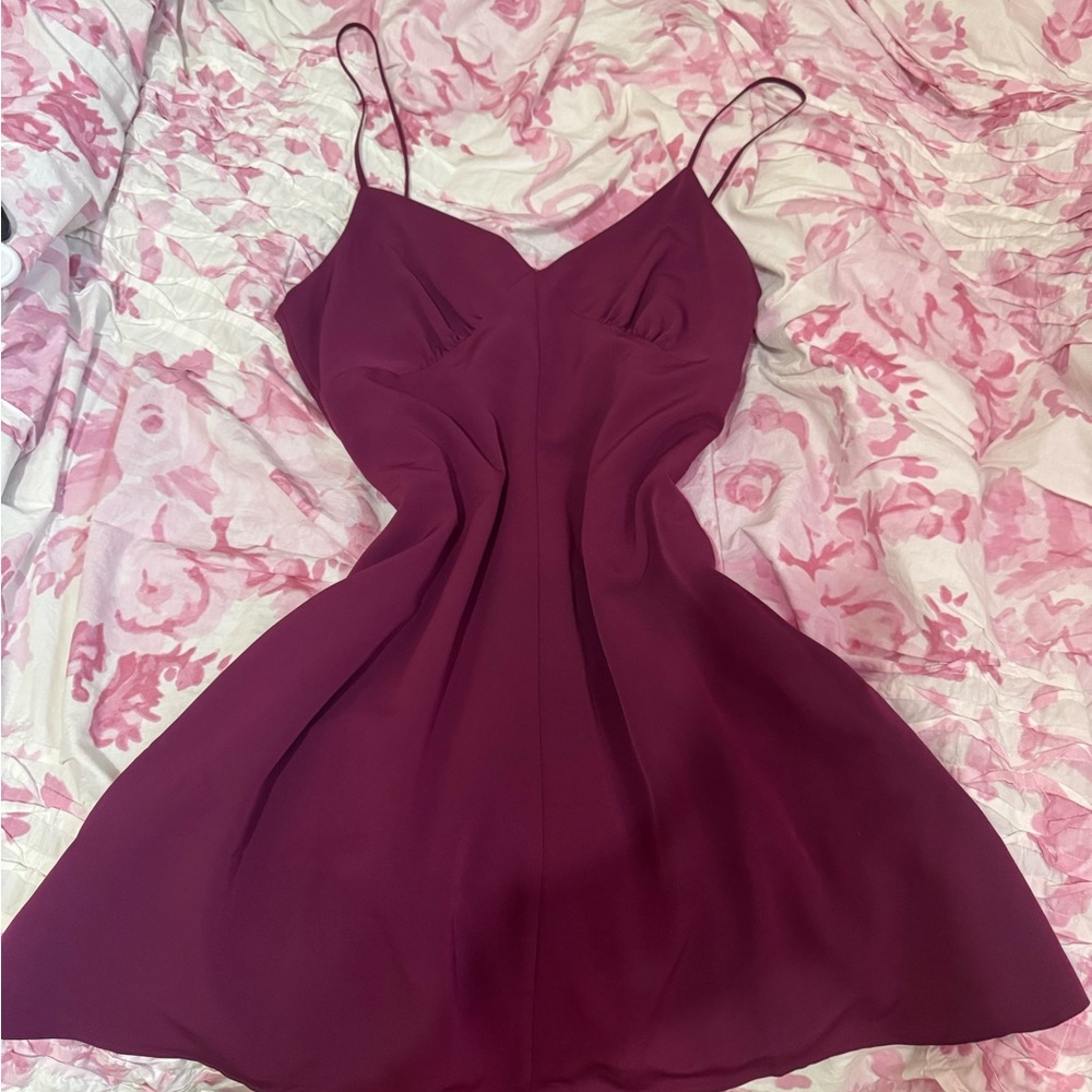 Melrose and Market Red Spaghetti Strap Mini Sundress
